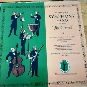 Beethoven: Symphony No. 9 In D Minor  "The Choral" lp rare MAR 62913